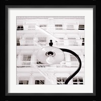 White Facade Framed Print