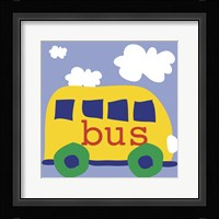 Yellow School Bus Framed Print