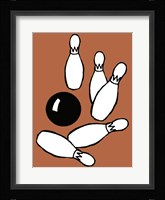 Orange Bowling Fine Art Print