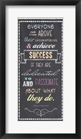 Achieve Success - Nelson Mandela Quote Fine Art Print