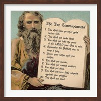 Tablets of the Ten Commandments Fine Art Print