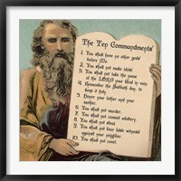 Tablets of the Ten Commandments Fine Art Print