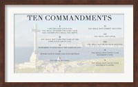 Ten Commandments - Cross Fine Art Print