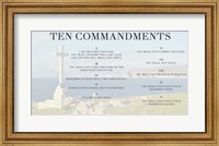 Ten Commandments - Cross Fine Art Print