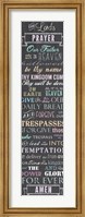 The Lord's Prayer - Chalkboard Fine Art Print