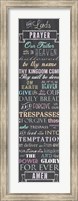 The Lord's Prayer - Chalkboard Fine Art Print