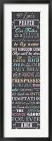 The Lord's Prayer - Chalkboard Fine Art Print