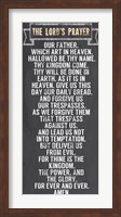 The Lord's Prayer - Chalkboard Style Fine Art Print