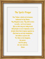 The Lord's Prayer - Gold Fine Art Print