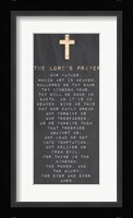 The Lord's Prayer - Chalk Framed Print