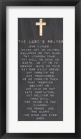 The Lord's Prayer - Chalk Framed Print