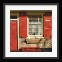 Red Door, Red Shutters Fine Art Print