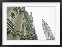 City Hall (angle) (Color) Framed Print