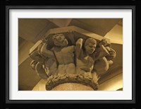 City Hall Figures (Color) Framed Print