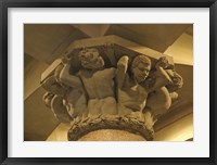 City Hall Figures (Color) Framed Print