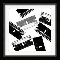 Silver Blades Framed Print
