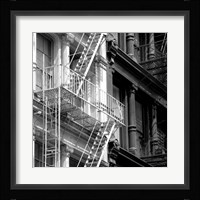 Fire Escape (b/w) Fine Art Print