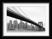 Manhattan from Brooklyn (b/w) Fine Art Print