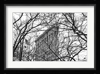Veiled Flatiron Building (b/w) Fine Art Print