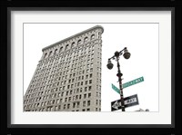 Flatiron Building with Lamp Fine Art Print