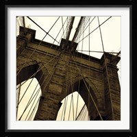 Brooklyn Bridge II (sepia) (detail) Fine Art Print