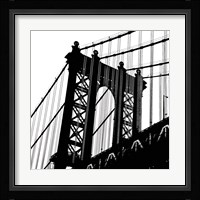 Manhattan Bridge Silhouette (detail) Fine Art Print