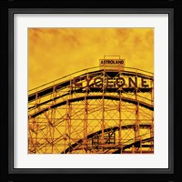 Flaming Cyclone Framed Print