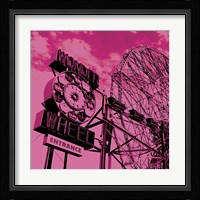 Cotton Candy Wonder Wheel Fine Art Print