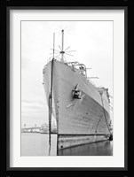 Naval Ship (b/w) Fine Art Print