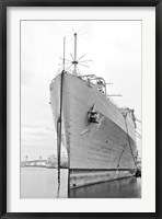 Naval Ship (b/w) Fine Art Print