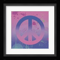 Psychedelic Peace Framed Print