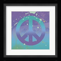 Groovy Peace Framed Print