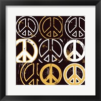 Peace Mantra (Yellow) Fine Art Print