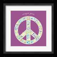 Imagine Peace Framed Print