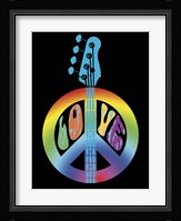 Love & Peace Framed Print