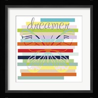 Butterfly Rainbow Framed Print