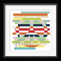 Peace Rainbow Framed Print