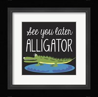 Alligator Framed Print