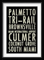 Miami Framed Print