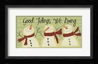 Snowmen Fine Art Print