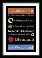 Atlanta Framed Print