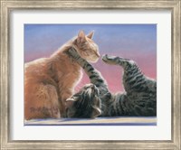 Frolicing Cats Fine Art Print