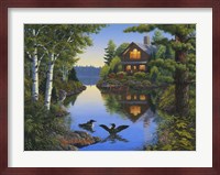 Lake Cabin Fine Art Print