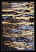 Abstract sunrise reflection on water, Havana Harbor, Havana, Cuba Fine Art Print