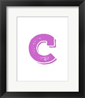 C in Pink Fine Art Print