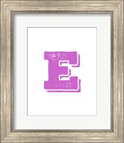 E in Pink Fine Art Print