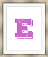 E in Pink Fine Art Print