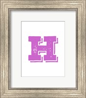 H in Pink Fine Art Print