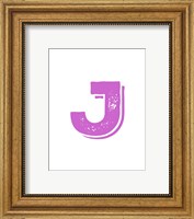 J in Pink Fine Art Print