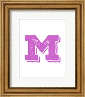 M in Pink Fine Art Print
